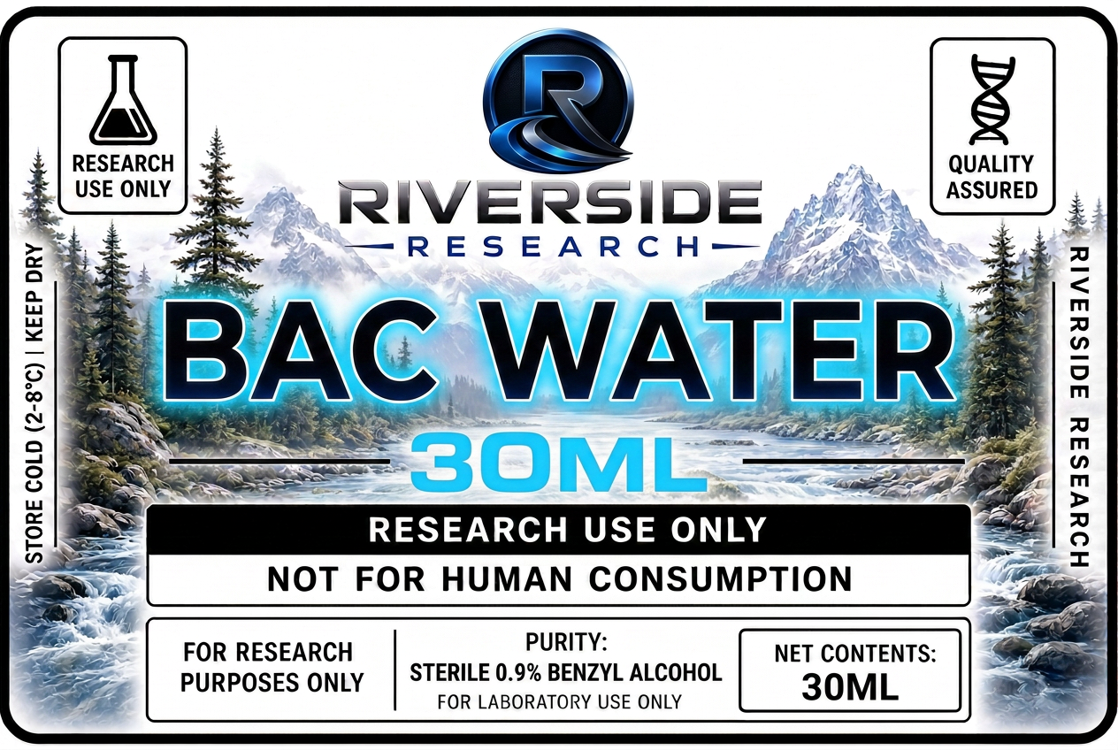 Bacteriostatic Water product label