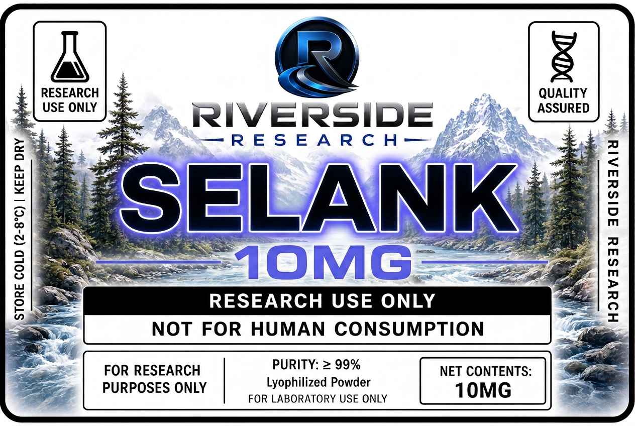 Selank product label