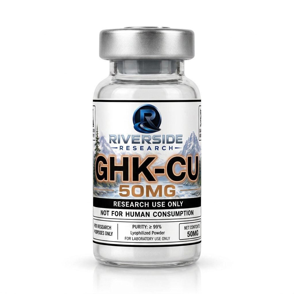 GHK-Cu matching labeled vial