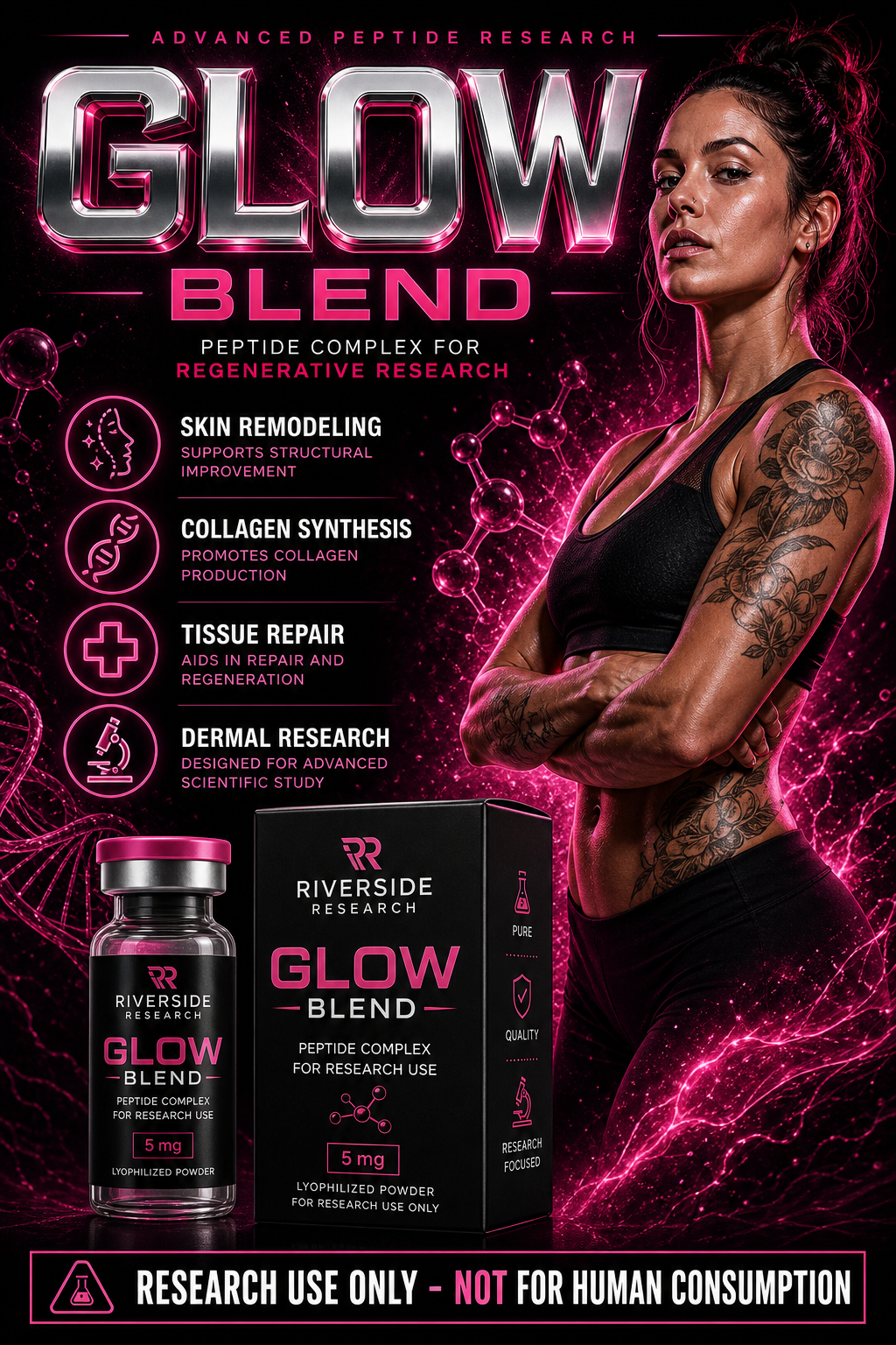 GLOW Blend brochure artwork