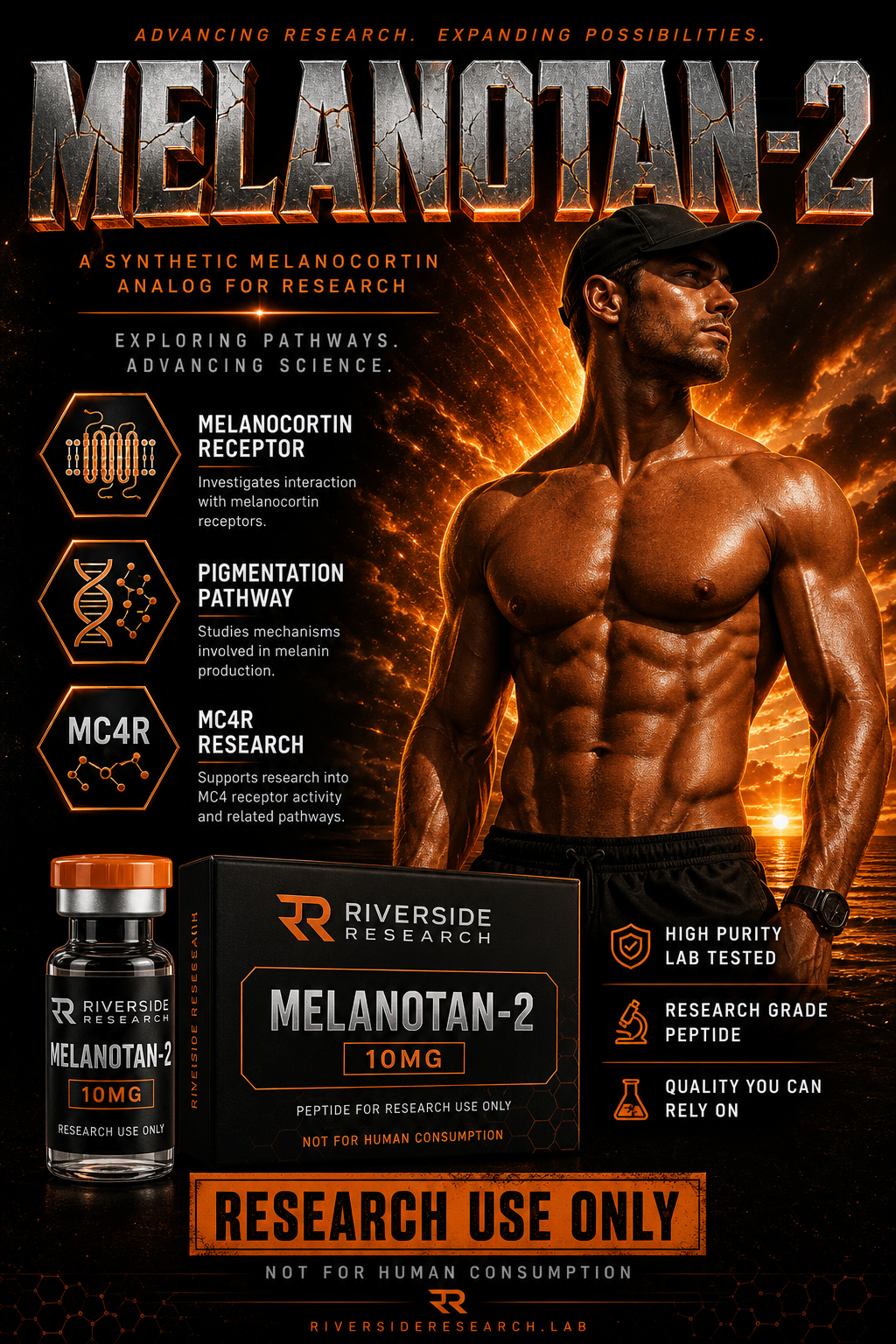 Melanotan-2 brochure artwork